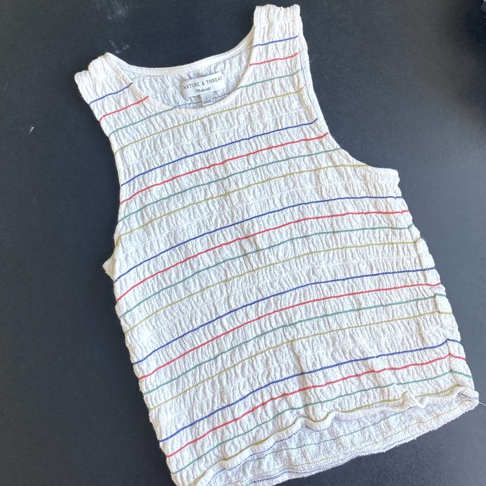 madewell textured tank